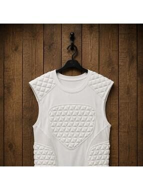 Men's White Gilet